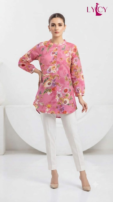 LYCY PRESENT READYMADE FANCY STYLISH SHORT TOPS COMBO FOR EXPORT