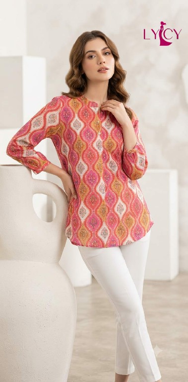 LYCY PRESENT READYMADE FANCY STYLISH SHORT TOPS COMBO FOR EXPORT