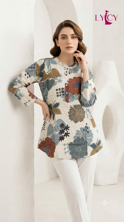 LYCY PRESENT READYMADE FANCY STYLISH SHORT TOPS COMBO FOR EXPORT