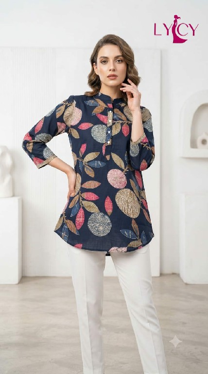 LYCY PRESENT READYMADE FANCY STYLISH SHORT TOPS COMBO FOR EXPORT