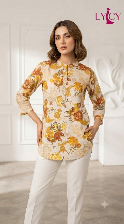 LYCY PRESENT READYMADE FANCY STYLISH SHORT TOPS COMBO FOR EXPORT