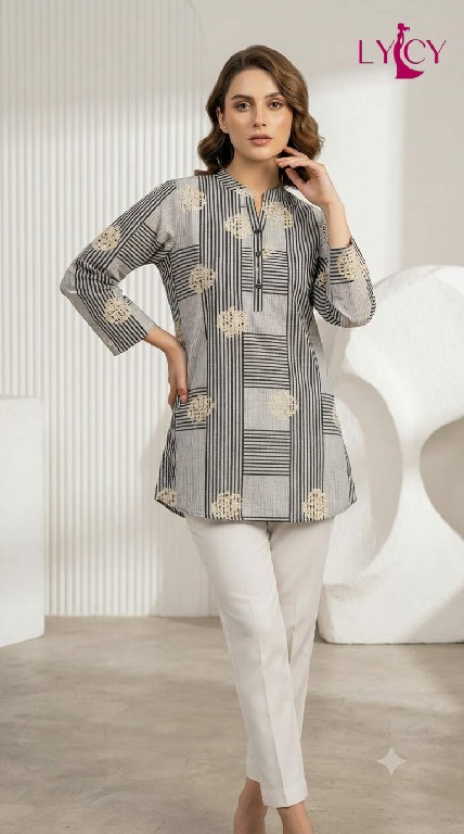 LYCY PRESENT READYMADE FANCY STYLISH SHORT TOPS COMBO FOR EXPORT