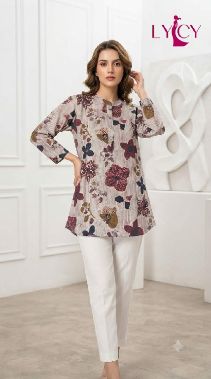 LYCY PRESENT READYMADE FANCY STYLISH SHORT TOPS COMBO FOR EXPORT