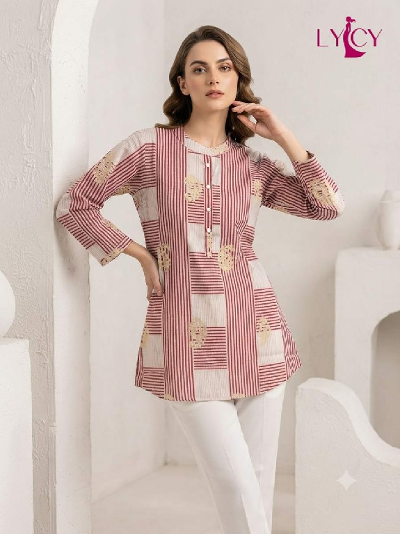 LYCY PRESENT READYMADE FANCY STYLISH SHORT TOPS COMBO FOR EXPORT