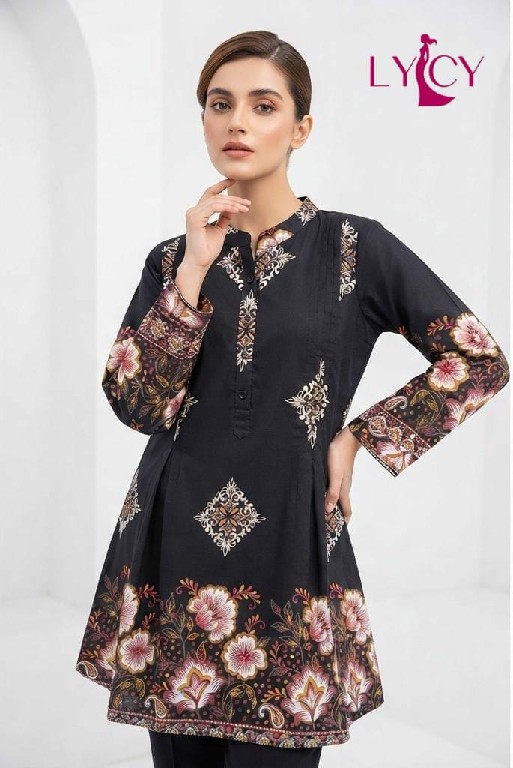 LYCY PRESENT READYMADE FANCY STYLISH SHORT TOPS COMBO FOR EXPORT