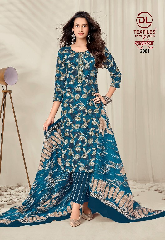 DL TEXTILES SAWARIYA VOL 2 WHOLESALE READYMADE COTTON BIG SIZE REGULAR WEAR 3 PCS SUITS EXPORTER