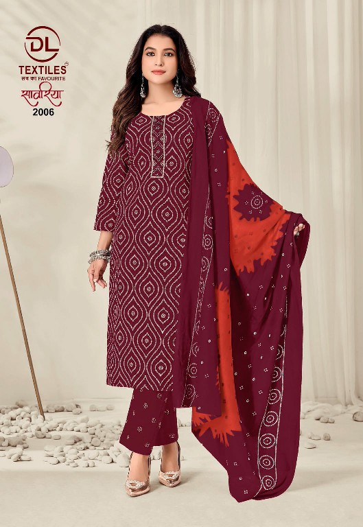 DL TEXTILES SAWARIYA VOL 2 WHOLESALE READYMADE COTTON BIG SIZE REGULAR WEAR 3 PCS SUITS EXPORTER