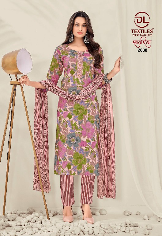 DL TEXTILES SAWARIYA VOL 2 WHOLESALE READYMADE COTTON BIG SIZE REGULAR WEAR 3 PCS SUITS EXPORTER