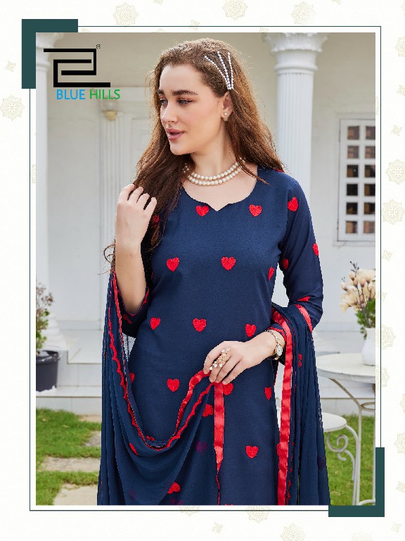 BLUE HILLS ZEENAT WHOLESALE READYMADE RAYON WITH WORK BIG SIZE HIT DESIGN 3 PCS COMBO SET SUITS EXPORTER