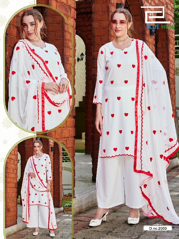 BLUE HILLS ZEENAT WHOLESALE READYMADE RAYON WITH WORK BIG SIZE HIT DESIGN 3 PCS COMBO SET SUITS EXPORTER