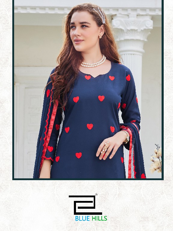 BLUE HILLS ZEENAT WHOLESALE READYMADE RAYON WITH WORK BIG SIZE HIT DESIGN 3 PCS COMBO SET SUITS EXPORTER