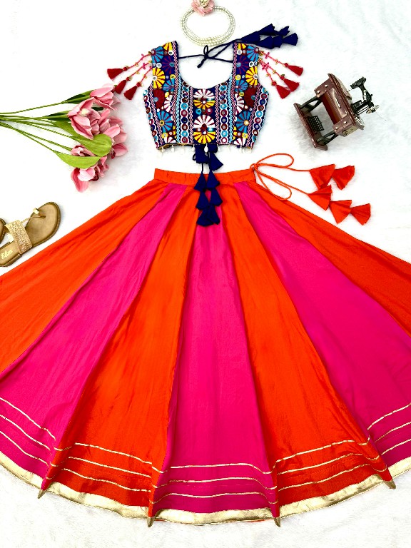 SP SERIES D.NO SP-98 WHOLESALE HEAVY RAYON NAVRATRI STYLE LEHENGA CHOLI FOR EXPORT