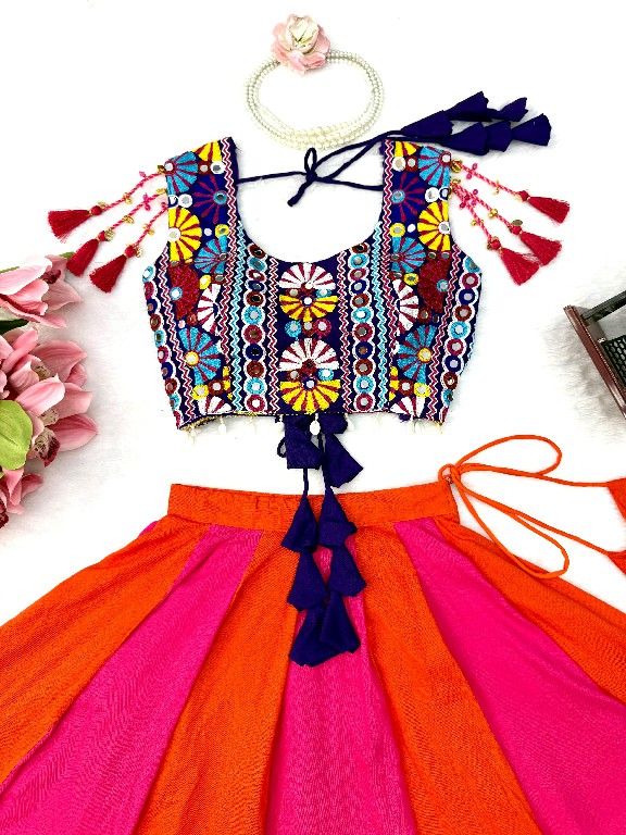 SP SERIES D.NO SP-98 WHOLESALE HEAVY RAYON NAVRATRI STYLE LEHENGA CHOLI FOR EXPORT
