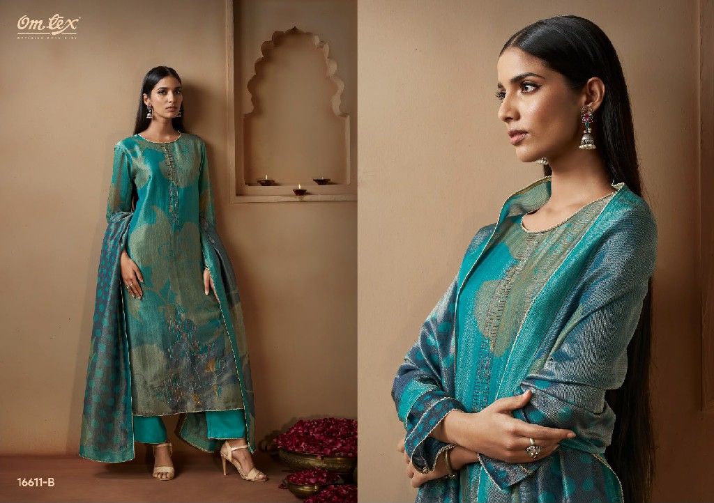 OMTEX KANYA WHOLESALE ELORA CHECKS WITH WORK UNIQUE UNSTITCH SALWAR SUITS SUPPLIER