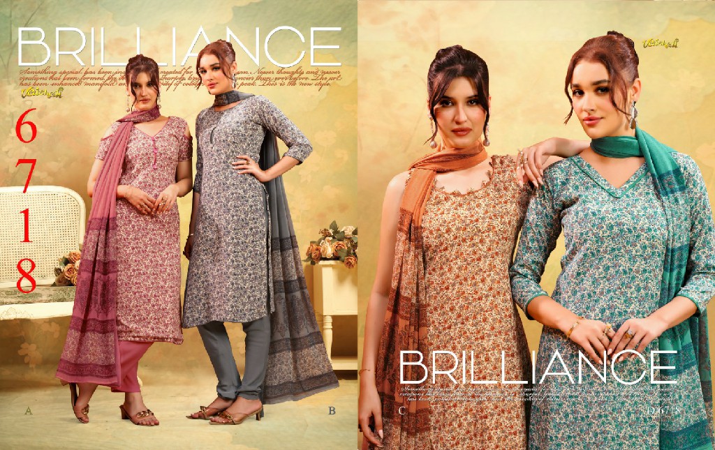 VAISHALI 6700 SERIES WHOLESALE PURE CRAPE PRINTED AMAZING UNSTITCH SALWAR SUITS FOR EXPORT