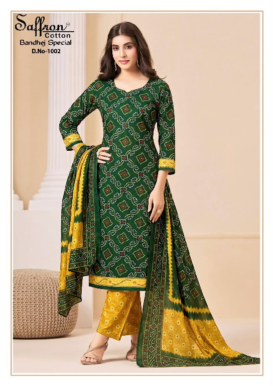 SAFFRON BANDHEJ SPECIAL VOL 1 WHOLESALE SOFT COTTON PRINTED DAILY WEAR DRESS MATERIA ONLINE