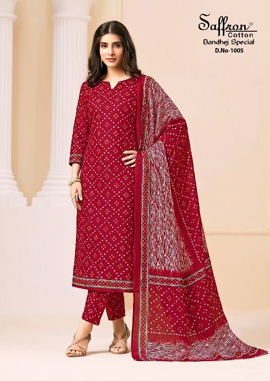 SAFFRON BANDHEJ SPECIAL VOL 1 WHOLESALE SOFT COTTON PRINTED DAILY WEAR DRESS MATERIA ONLINE