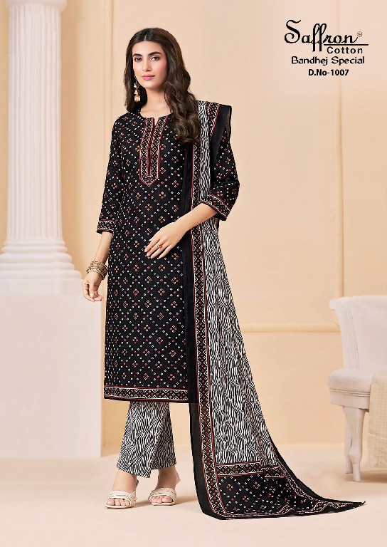 SAFFRON BANDHEJ SPECIAL VOL 1 WHOLESALE SOFT COTTON PRINTED DAILY WEAR DRESS MATERIA ONLINE