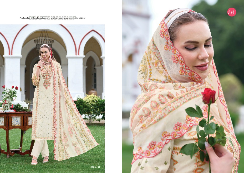 BELLIZA GUZARISH VOL 25 WHOLESALE PURE COTTON EXCLUSIVE DESIGN UNSTITCH SALWAR SUITS EXPORTER