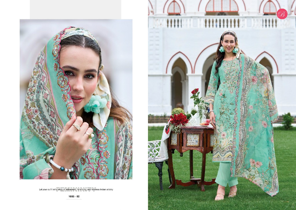 BELLIZA GUZARISH VOL 25 WHOLESALE PURE COTTON EXCLUSIVE DESIGN UNSTITCH SALWAR SUITS EXPORTER