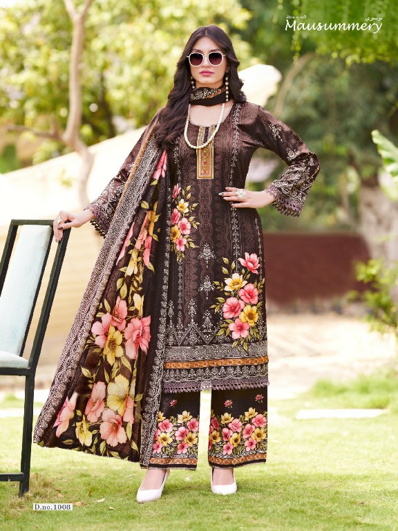 GANESHA MAUSUMMERY VOL 1 WHOLESALE SOFT COTTON KARACHI STYLE PRINTED DRESS MATERIAL ONLINE