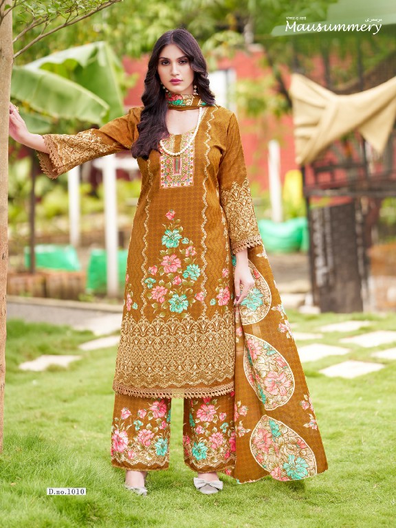 GANESHA MAUSUMMERY VOL 1 WHOLESALE SOFT COTTON KARACHI STYLE PRINTED DRESS MATERIAL ONLINE