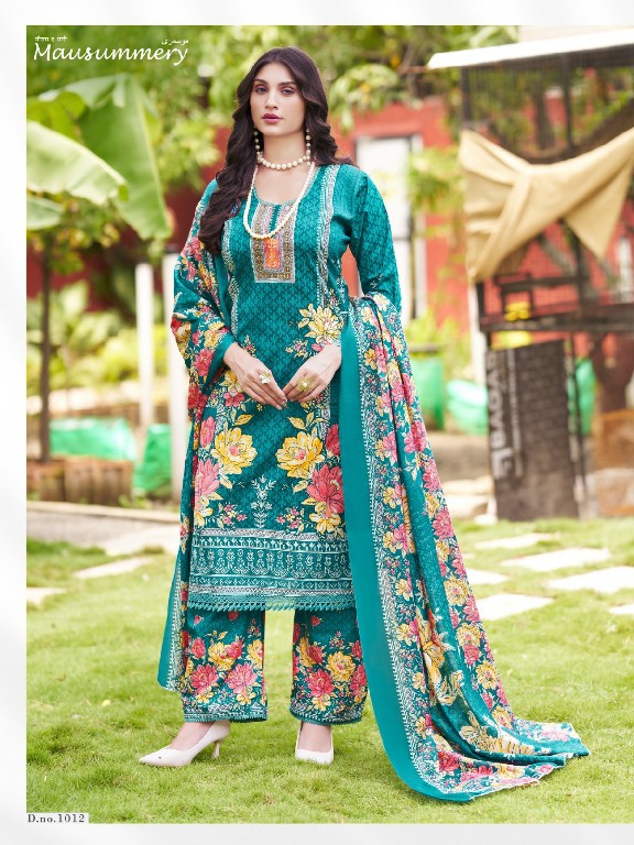 GANESHA MAUSUMMERY VOL 1 WHOLESALE SOFT COTTON KARACHI STYLE PRINTED DRESS MATERIAL ONLINE