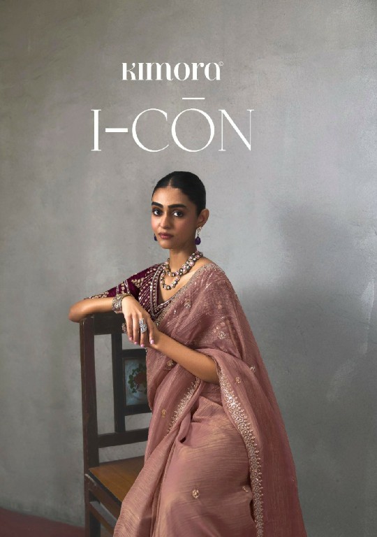 KIMORA I-CON VOL 37 WHOLESALE LIGHTWEIGHT SILK BLEND GLAMOURS STYLE SAREES FOR WOMEN ONLINE