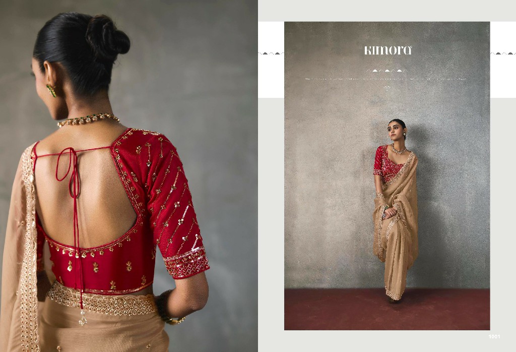 KIMORA I-CON VOL 37 WHOLESALE LIGHTWEIGHT SILK BLEND GLAMOURS STYLE SAREES FOR WOMEN ONLINE