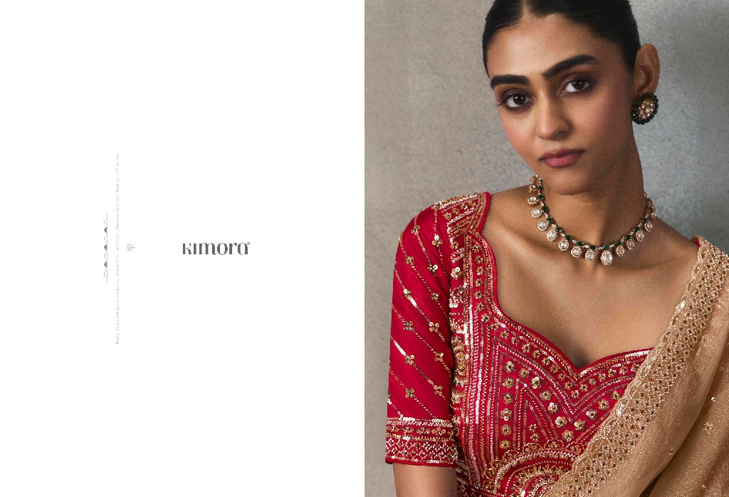 KIMORA I-CON VOL 37 WHOLESALE LIGHTWEIGHT SILK BLEND GLAMOURS STYLE SAREES FOR WOMEN ONLINE