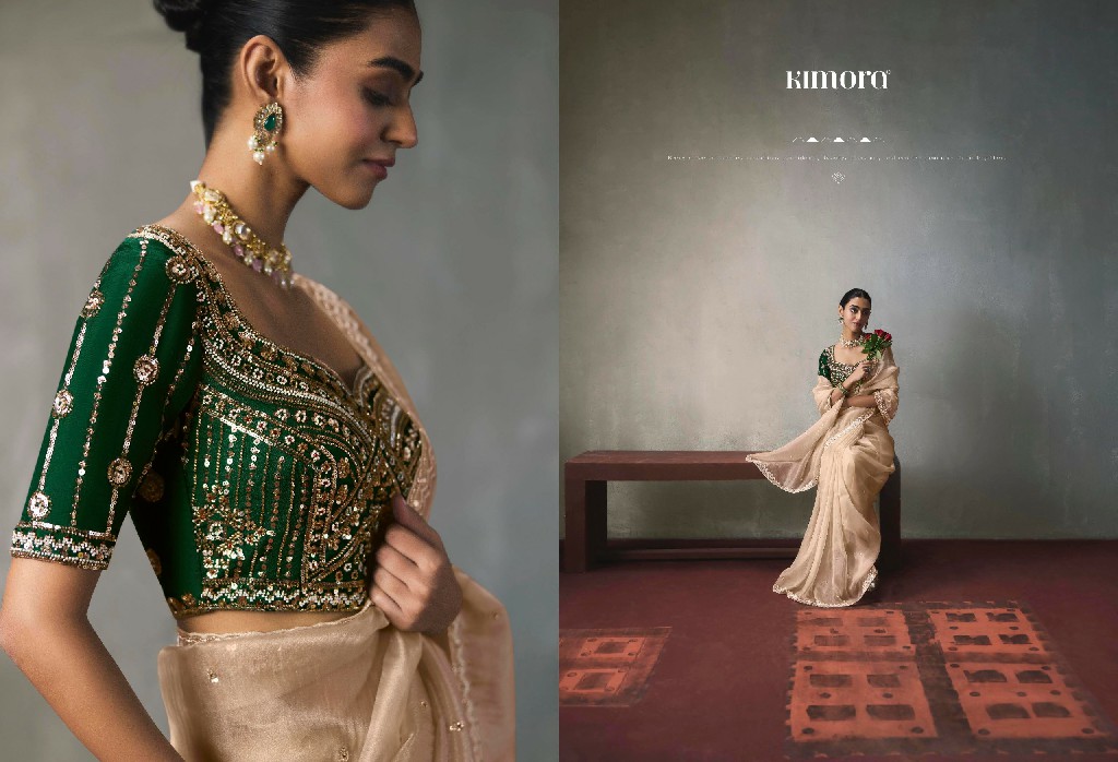KIMORA I-CON VOL 37 WHOLESALE LIGHTWEIGHT SILK BLEND GLAMOURS STYLE SAREES FOR WOMEN ONLINE