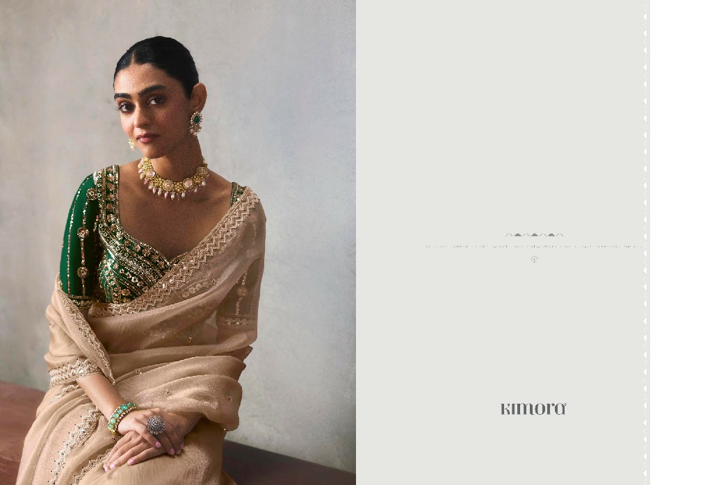KIMORA I-CON VOL 37 WHOLESALE LIGHTWEIGHT SILK BLEND GLAMOURS STYLE SAREES FOR WOMEN ONLINE