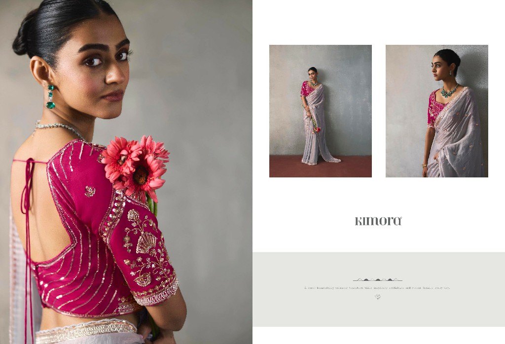 KIMORA I-CON VOL 37 WHOLESALE LIGHTWEIGHT SILK BLEND GLAMOURS STYLE SAREES FOR WOMEN ONLINE