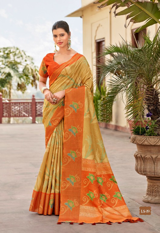 SHVETAMBAR LILLY SILK VOL 3 WHOLESALE SOFT LILLY SILK AMAZING INDIAN SAREES FOR WOMEN EXPORTER