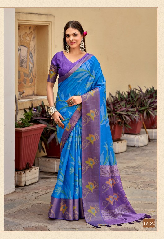SHVETAMBAR LILLY SILK VOL 3 WHOLESALE SOFT LILLY SILK AMAZING INDIAN SAREES FOR WOMEN EXPORTER