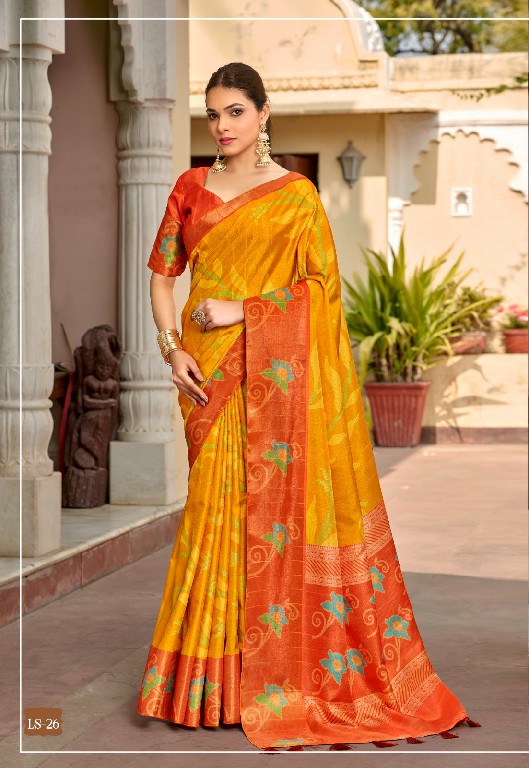 SHVETAMBAR LILLY SILK VOL 3 WHOLESALE SOFT LILLY SILK AMAZING INDIAN SAREES FOR WOMEN EXPORTER