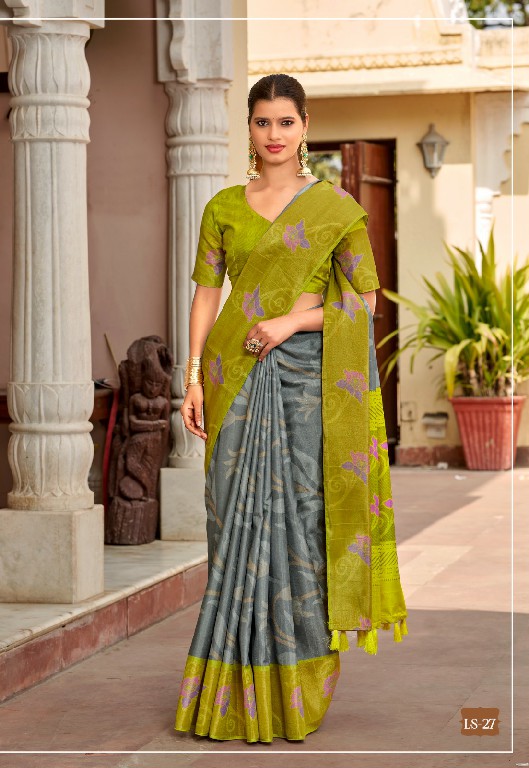 SHVETAMBAR LILLY SILK VOL 3 WHOLESALE SOFT LILLY SILK AMAZING INDIAN SAREES FOR WOMEN EXPORTER