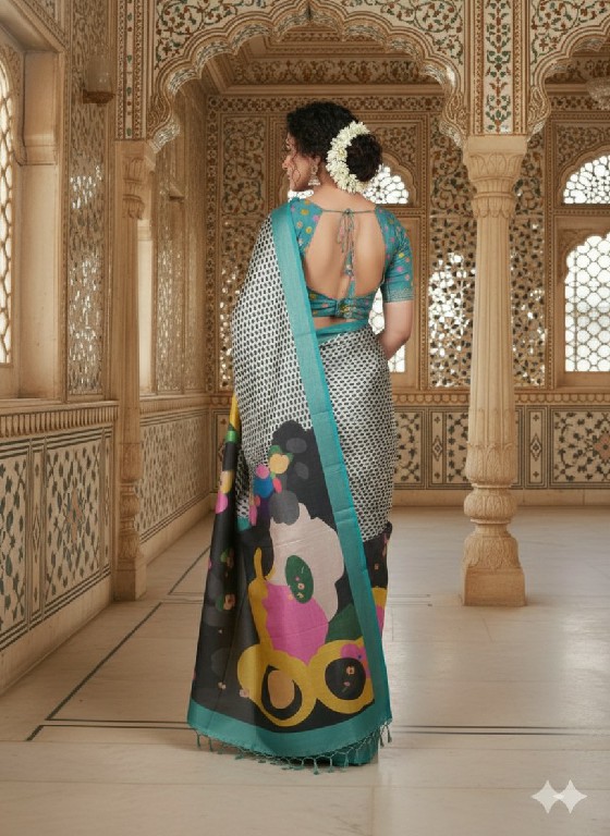 HYPNOTEX HNM WHOLESALE MALAI CREPE SOFT SILK DIGITAL PRINTED INDIAN SAREES FOR WOMEN SUPPLIER
