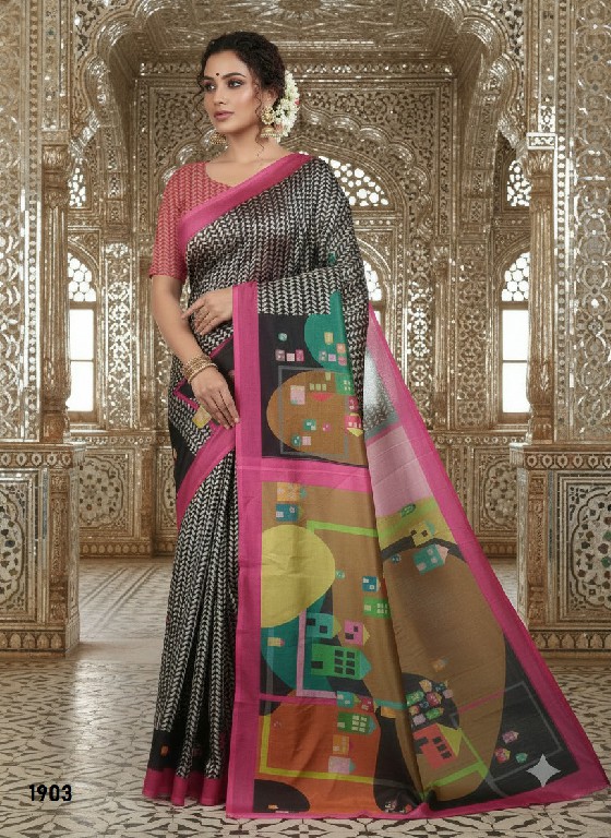 HYPNOTEX HNM WHOLESALE MALAI CREPE SOFT SILK DIGITAL PRINTED INDIAN SAREES FOR WOMEN SUPPLIER
