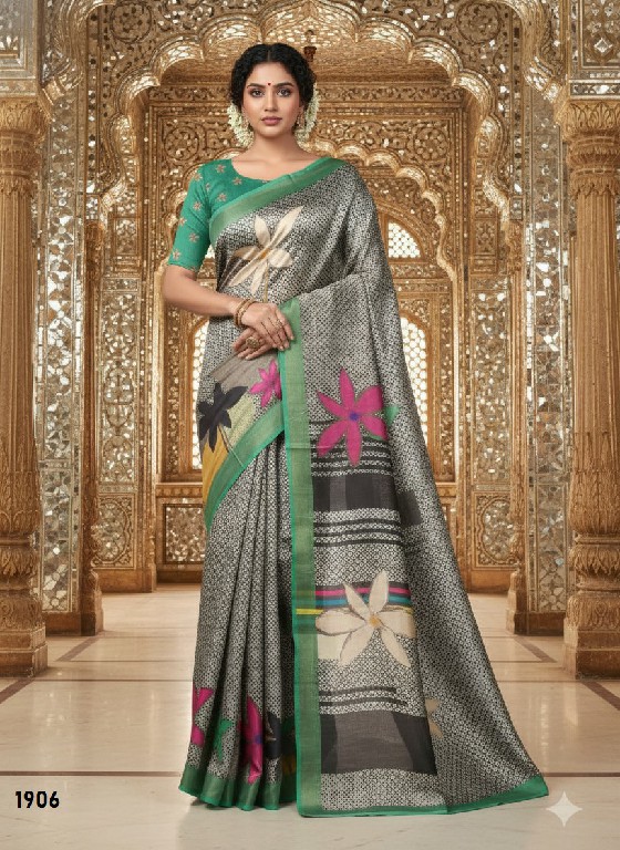 HYPNOTEX HNM WHOLESALE MALAI CREPE SOFT SILK DIGITAL PRINTED INDIAN SAREES FOR WOMEN SUPPLIER