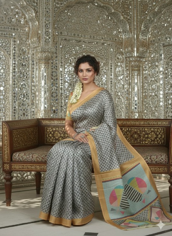 HYPNOTEX HNM WHOLESALE MALAI CREPE SOFT SILK DIGITAL PRINTED INDIAN SAREES FOR WOMEN SUPPLIER