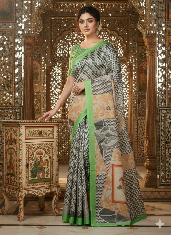 HYPNOTEX HNM WHOLESALE MALAI CREPE SOFT SILK DIGITAL PRINTED INDIAN SAREES FOR WOMEN SUPPLIER
