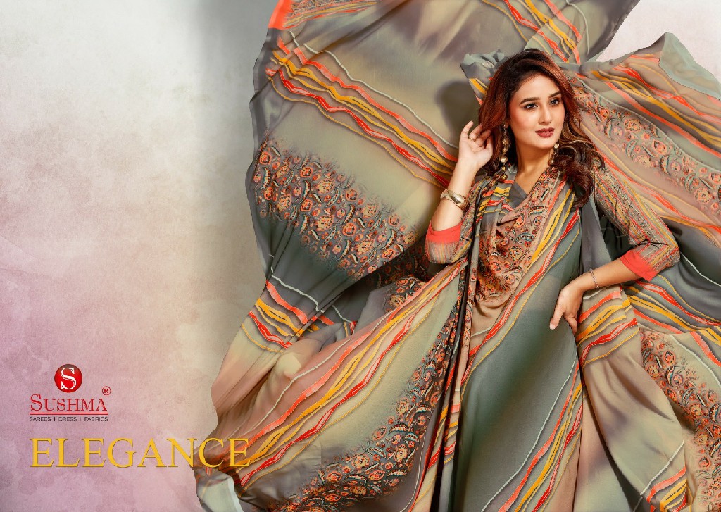 SUSHMA ELEGANCE WHOLESALE WEIGHTLESS DIGITAL PRINTED DAILY WEAR SAREES FOR WOMEN SUPPLIER