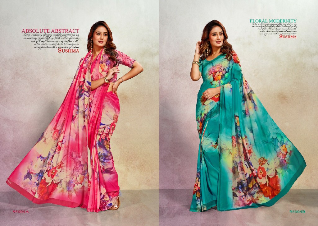 SUSHMA ELEGANCE WHOLESALE WEIGHTLESS DIGITAL PRINTED DAILY WEAR SAREES FOR WOMEN SUPPLIER
