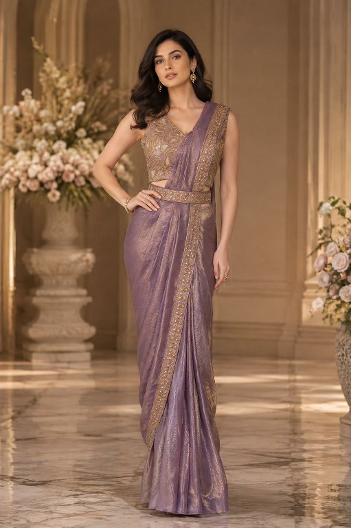 AMOHA D.NO A557 WHOLESALE FENDI PARTY WEAR READY TO WEAR SAREES FOR WOMEN ONLINE