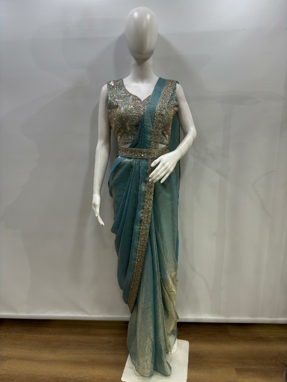 AMOHA D.NO A557 WHOLESALE FENDI PARTY WEAR READY TO WEAR SAREES FOR WOMEN ONLINE