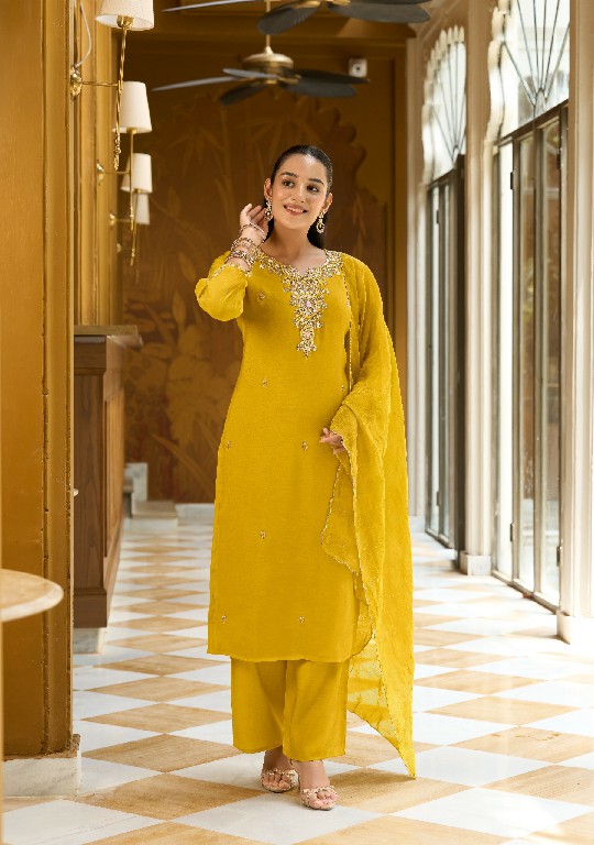 ANJU FAB SHARARAT VOL 10 WHOLESALE READYMADE MULL CHANDERI FESTIVE WEAR 3 PCS SUITS EXPORTER