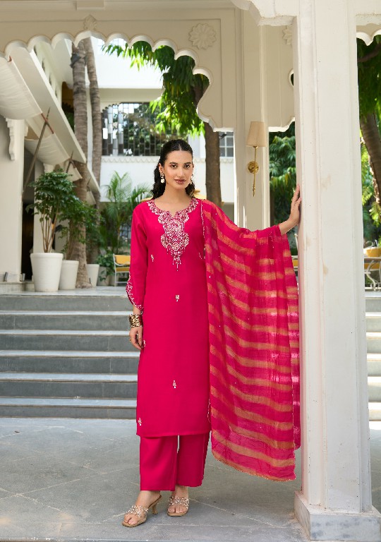 ANJU FAB SHARARAT VOL 10 WHOLESALE READYMADE MULL CHANDERI FESTIVE WEAR 3 PCS SUITS EXPORTER