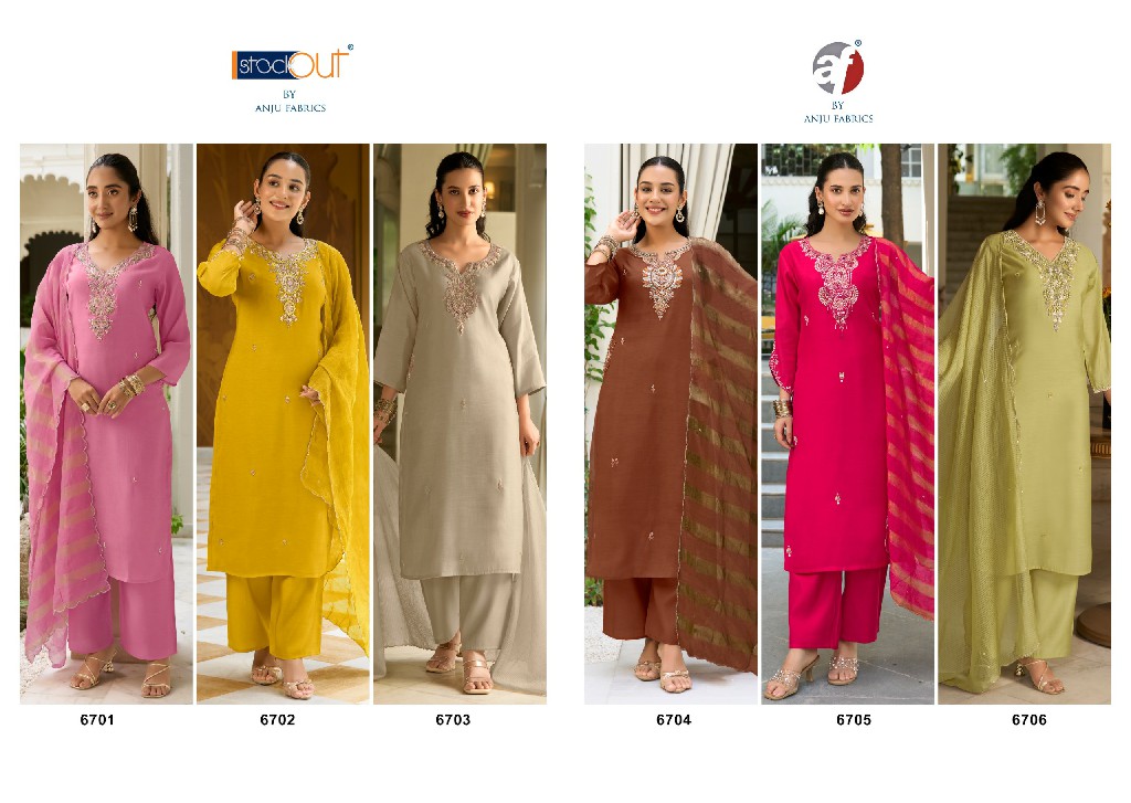 ANJU FAB SHARARAT VOL 10 WHOLESALE READYMADE MULL CHANDERI FESTIVE WEAR 3 PCS SUITS EXPORTER