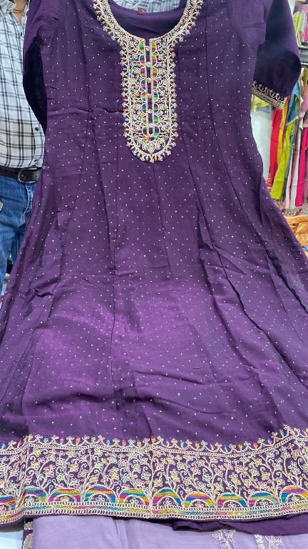 SAHIL PRINTS PRESENT READYMADE VICHITRA SILK TRENDING 3 PCS COMBO SET SUITS EXPORTER